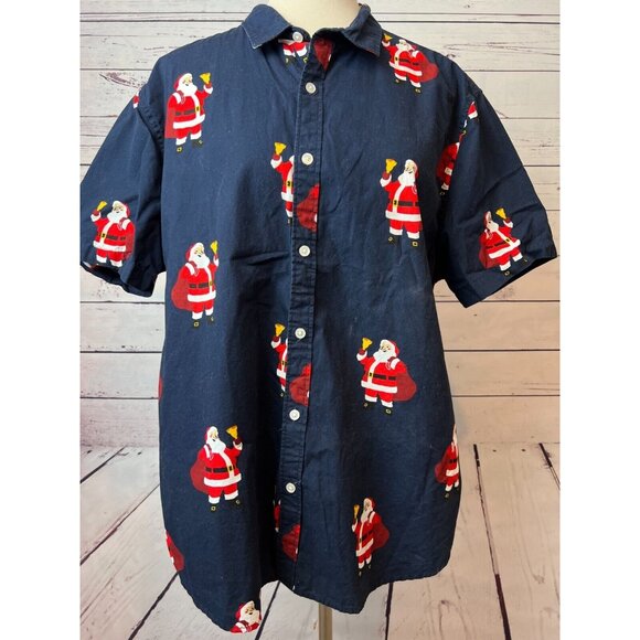 NWOT Banana Republic Ugly Christmas Shirt Mens XL Extra large - Picture 1 of 8